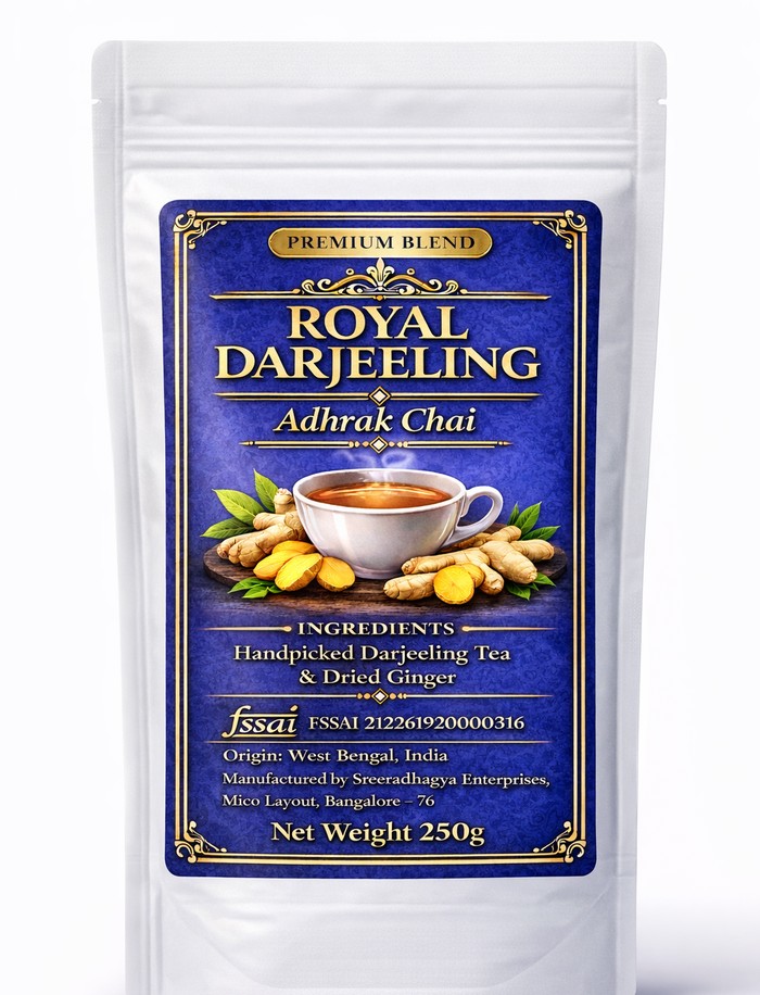 Royal Darjeeling Adhrak Chai, 250g pack
