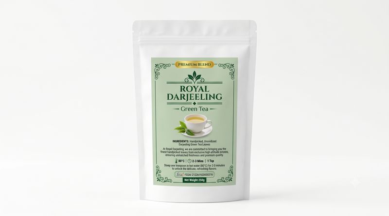 Royal Darjeeling Green Tea, 250g pack