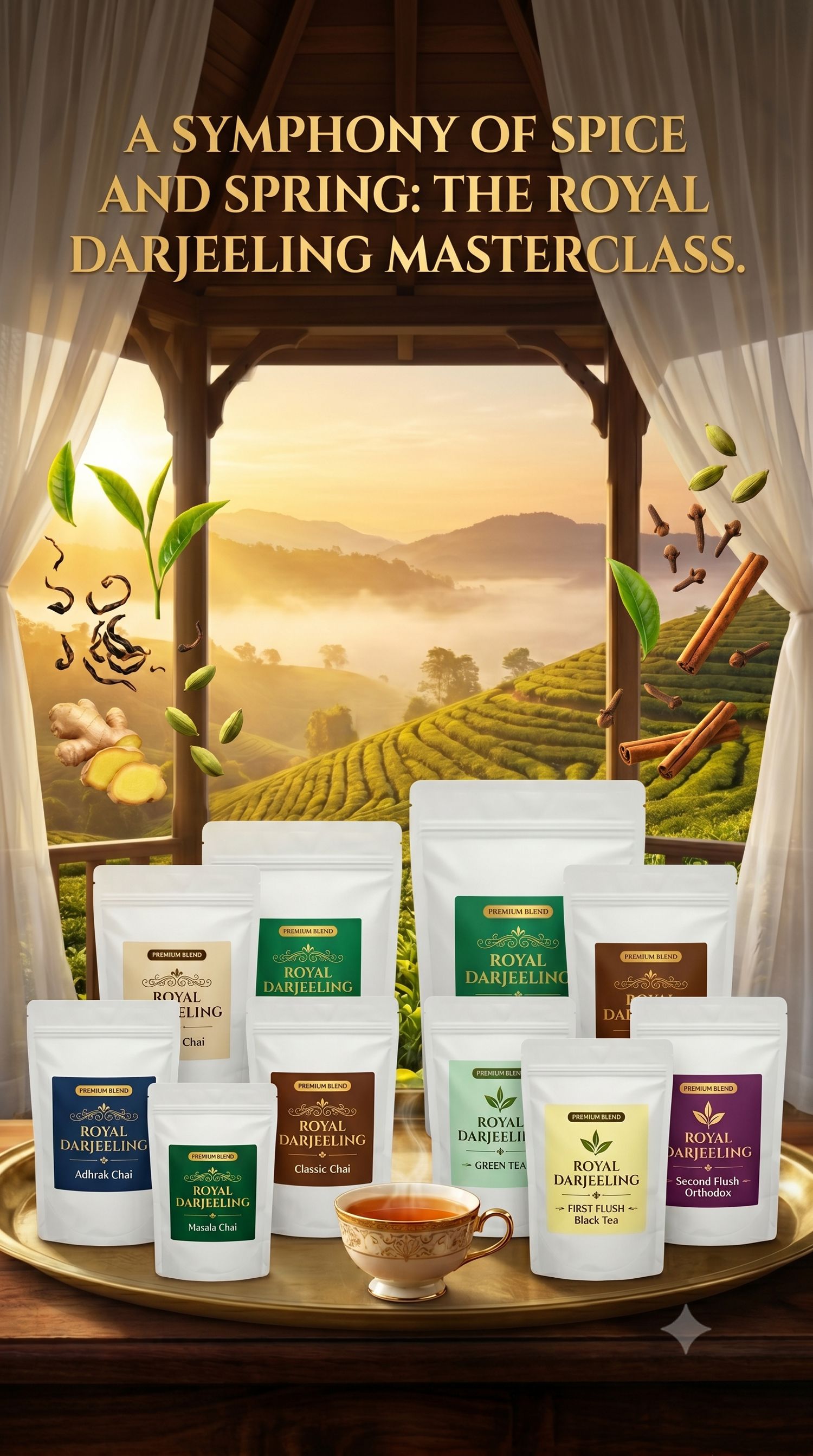 Royal Darjeeling tea collection