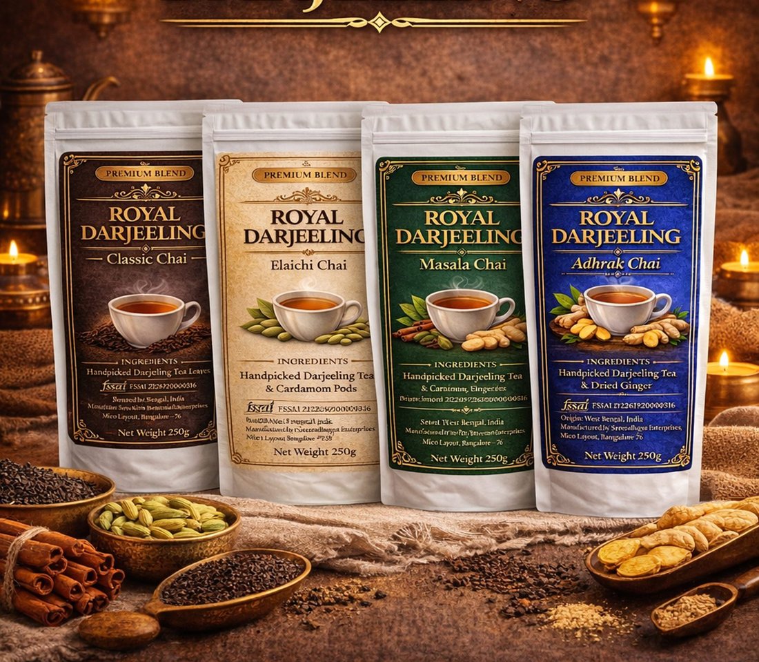 Royal Darjeeling best-selling chai collection, all pack sizes